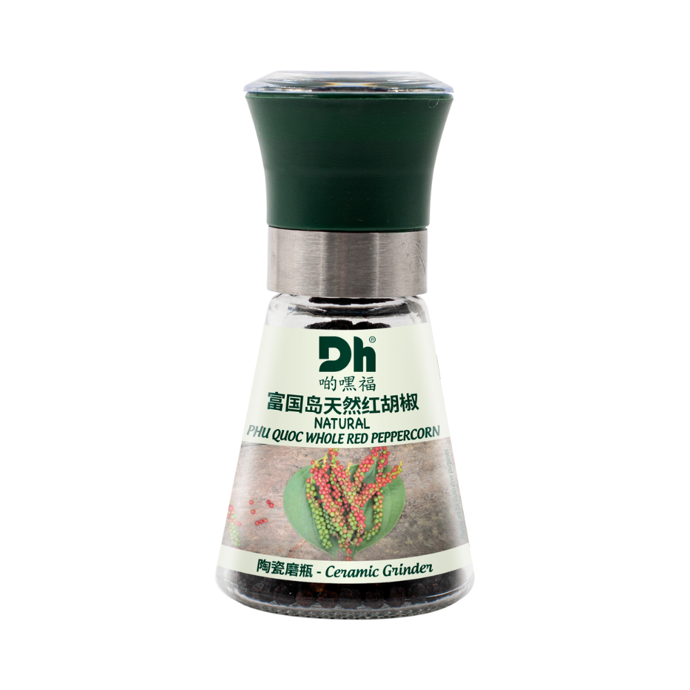 富国岛天然红胡椒-陶瓷磨瓶