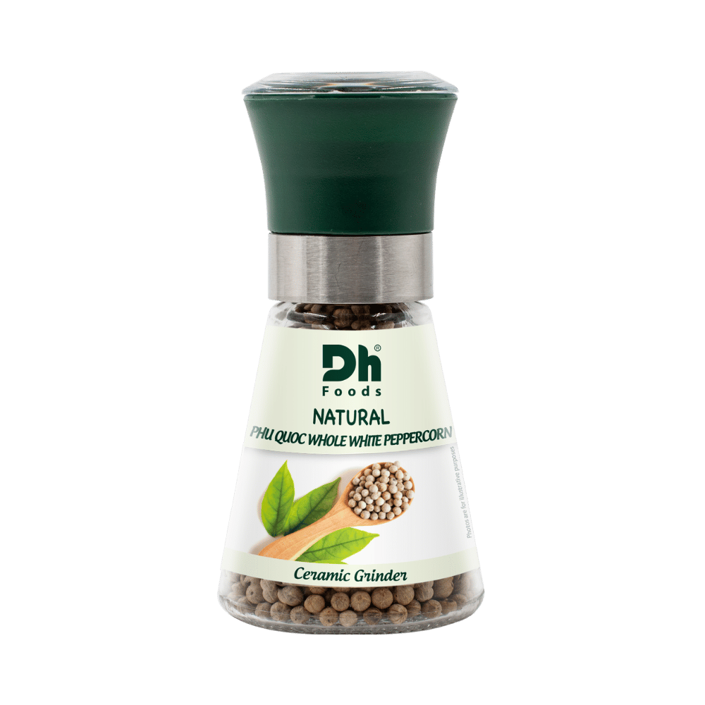 NATURAL Phu Quoc Pfefferschädel - Keramik-Pfeffermühle