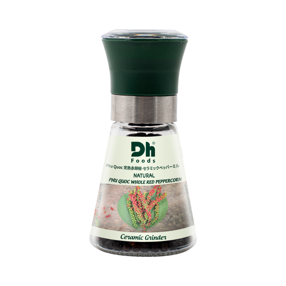 NATURAL Phu Quocレッドペッパー-セラミックペッパーミル