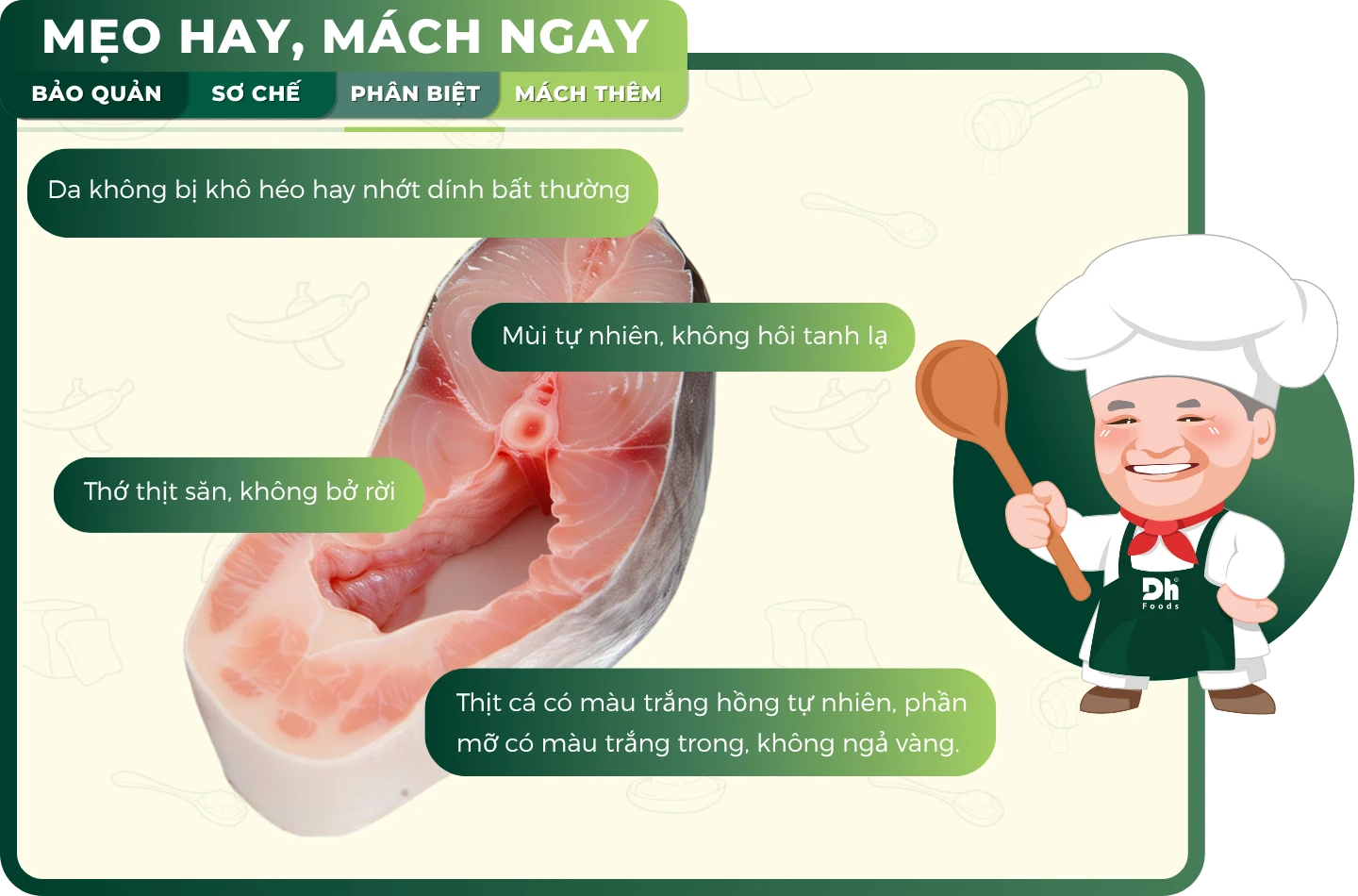 Cách chọn cá Basa đã cắt khúc