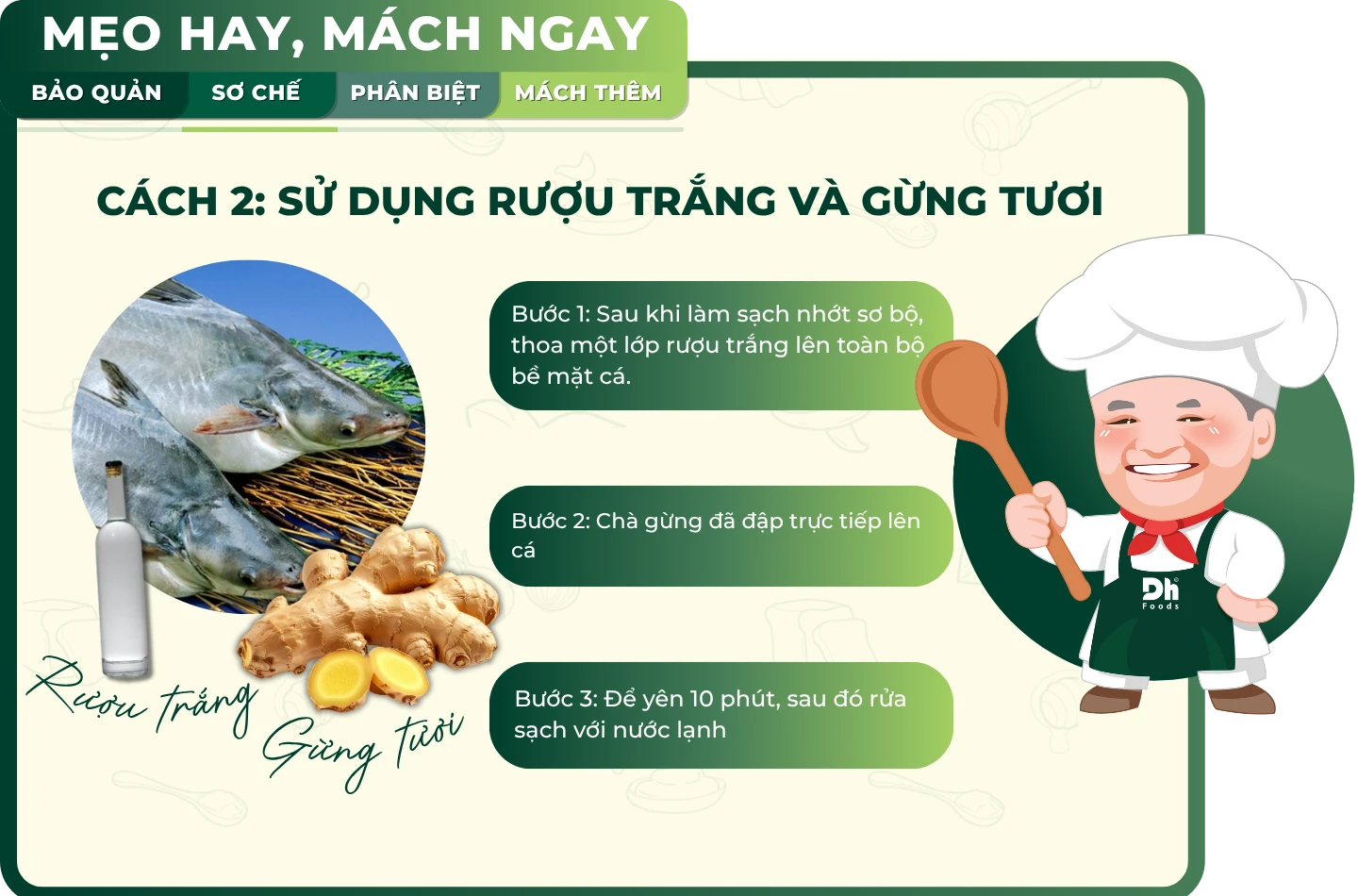 Cách làm sạch cá Basa
