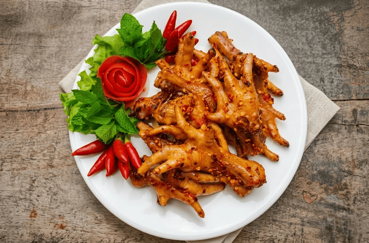 Chân gà nướng muối ớt