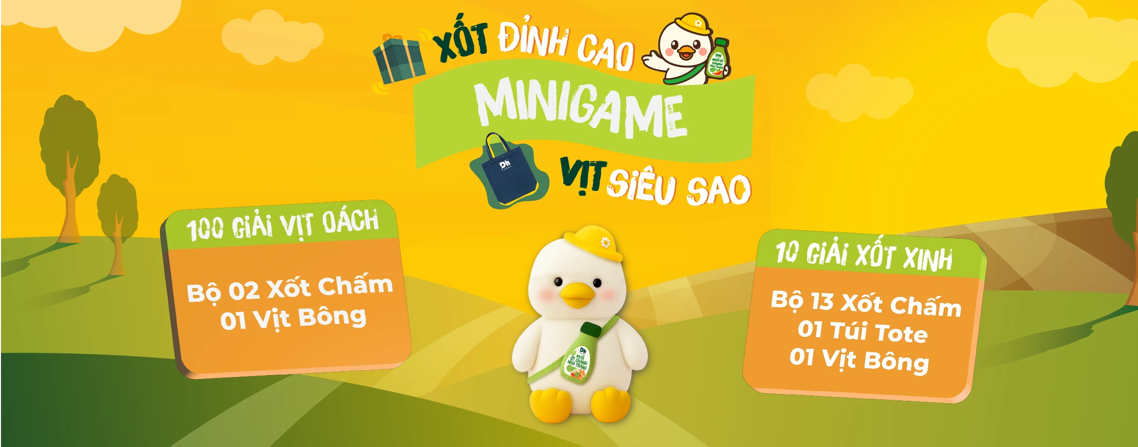 Thể lệ Minigame "Xốt đỉnh cao - Vịt siêu sao"