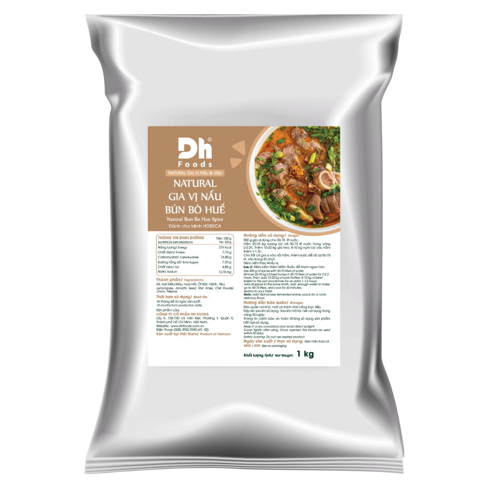 NATURAL Gia Vị Nấu Bún Bò Huế  - Big Size