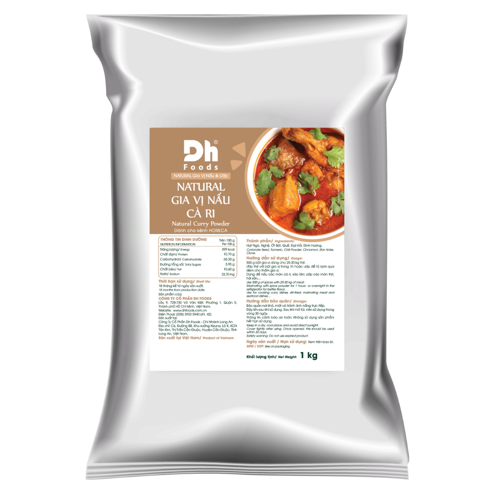 NATURAL Gia Vị Nấu Cà Ri - Big Size