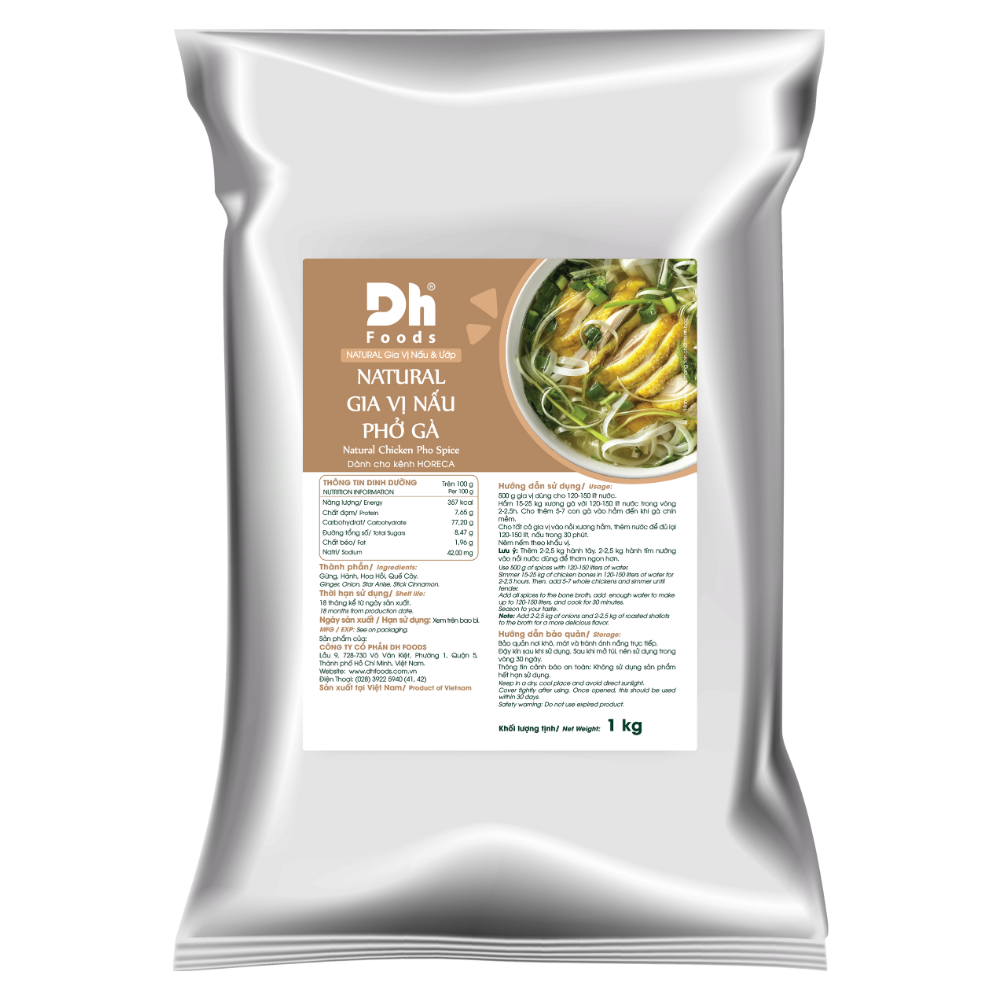 NATURAL Gia Vị Nấu Phở Gà  - Big Size