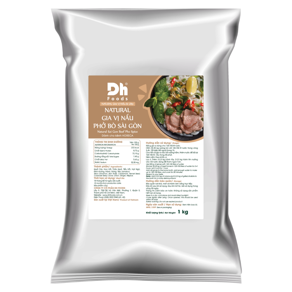 NATURAL Gia Vị Nấu Phở Bò Sài Gòn  - Big Size