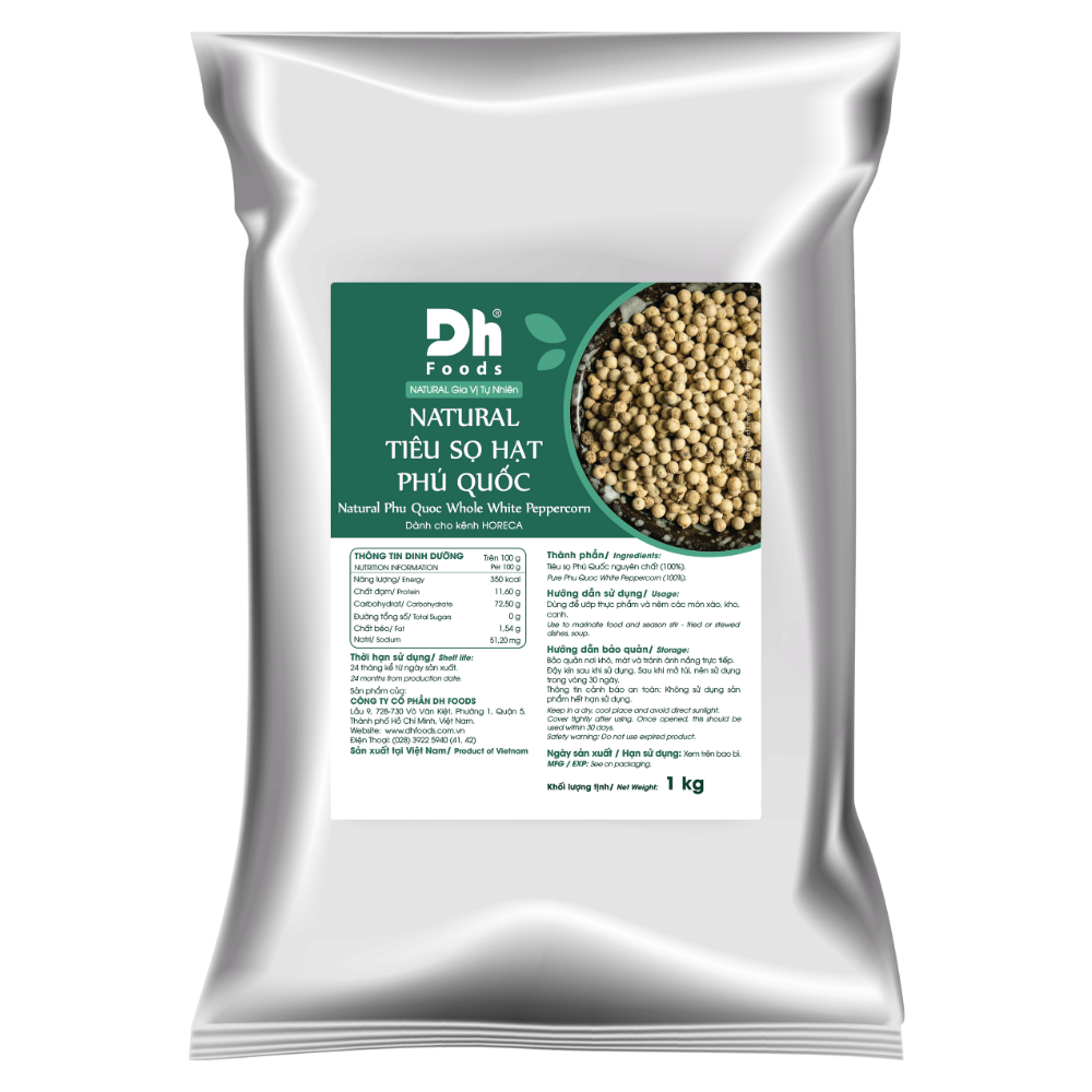 NATURAL Tiêu Sọ Hạt Phú Quốc - Big Size