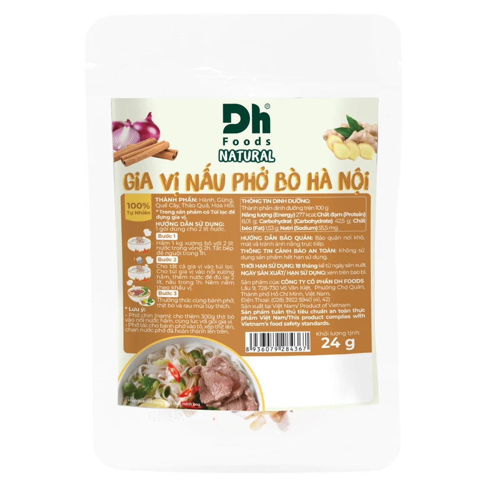 Natural Gia Vị Nấu Phở B&ograve; H&agrave; Nội