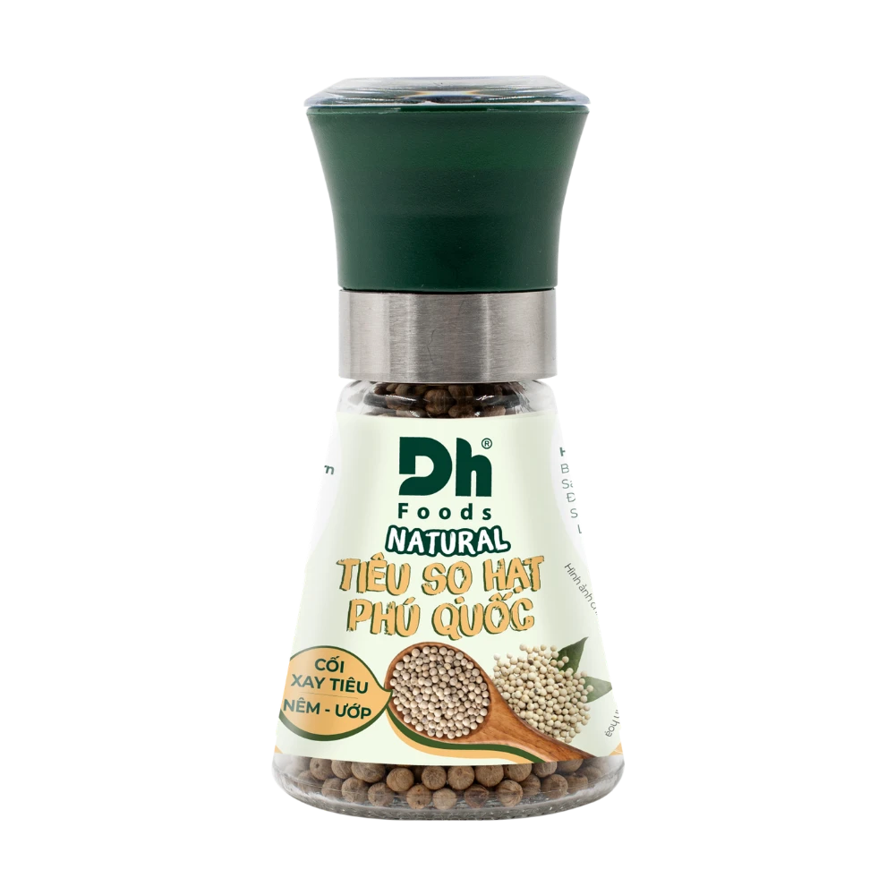 Natural Ti&ecirc;u Sọ Hạt Ph&uacute; Quốc - Nắp cối xay Ceramic