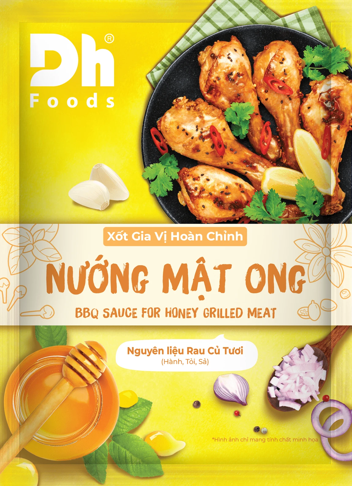 Xốt Gia Vị Hoàn Chỉnh Nướng Mật Ong