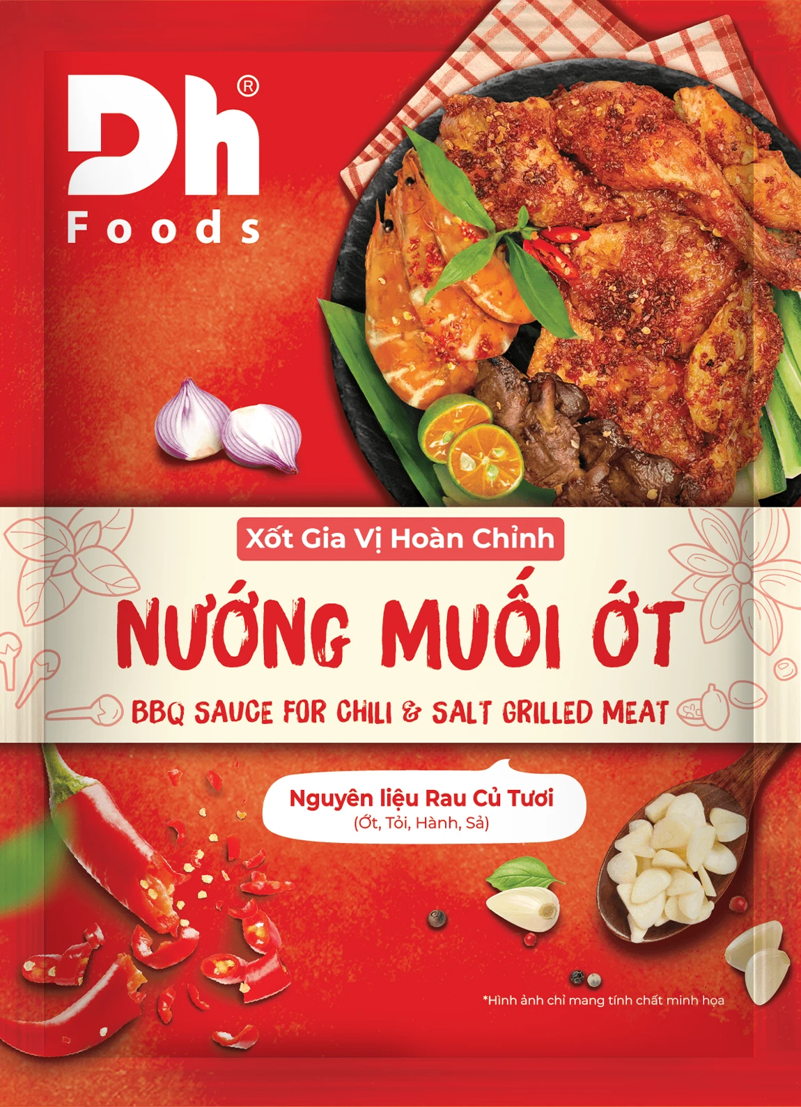 Xốt Gia Vị Hoàn Chỉnh Nướng Muối Ớt
