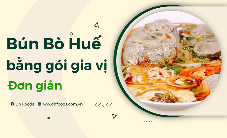NATURAL Gia Vị Nấu Bún Bò Huế - Cách nấu Bún Bò Huế bằng gói gia vị cực kỳ đơn giản